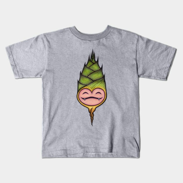 The newly born bamboo prince Kids T-Shirt by Namtan's Hands